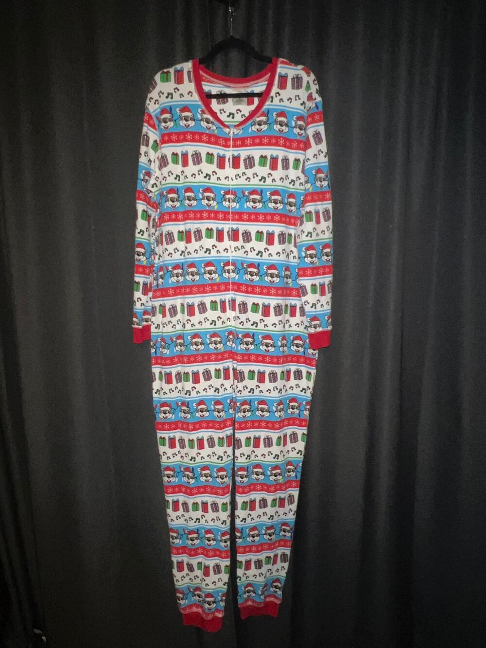 Ugly Christmas Sweater Xmas Onesie Size 2X Bucee’s